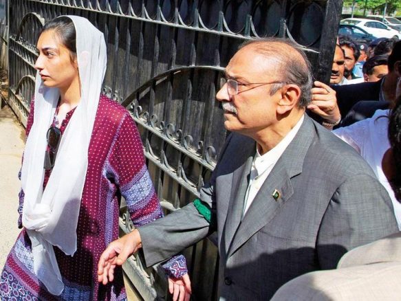 asifa bhutto and Asif-Ali-Zardari