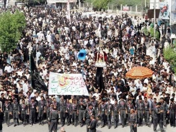 پابندیاں مستر د :ملک بھر میں یوم علیؓ کے جلوس برآمد ، لاکھوں افراد مساجد میں اعتکاف بیٹھ گئے yom e ali karachi