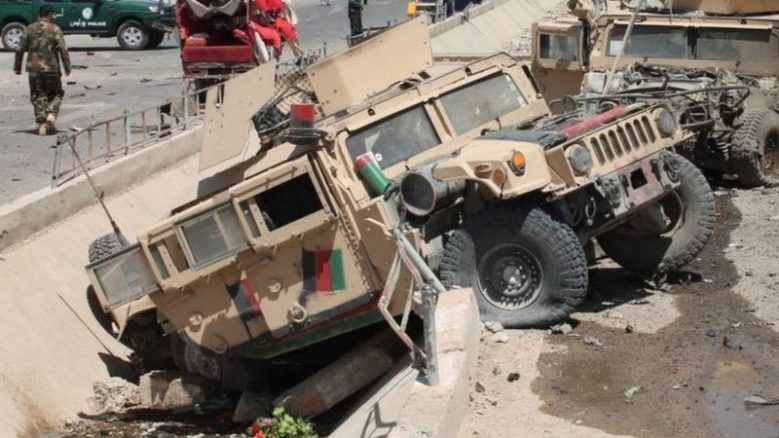 افغان فورسز کے ساتھ جھڑپ کے بعد پاکستان نے جیپ تحویل میں لے لی american vehical afghan border