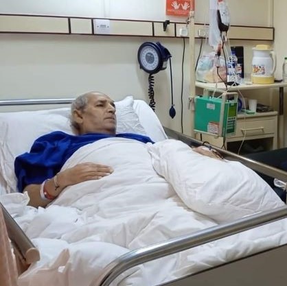 زاہد حسین گردیزی رو بہ صحت : مخدوم شاہ محمود قریشی نے عیادت کی zahid gerdezi 1