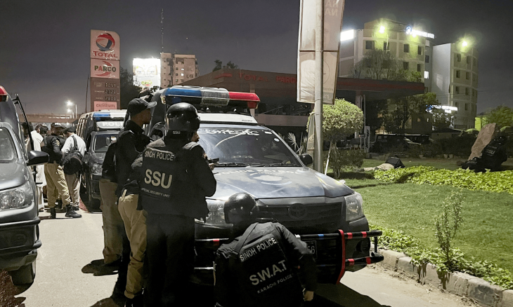 karachi police attacked