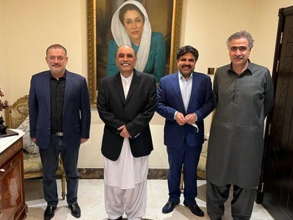سابق صدر آصف زرداری سے دبئی میں سندھ کے صوبائی وزراء کی ملاقات
