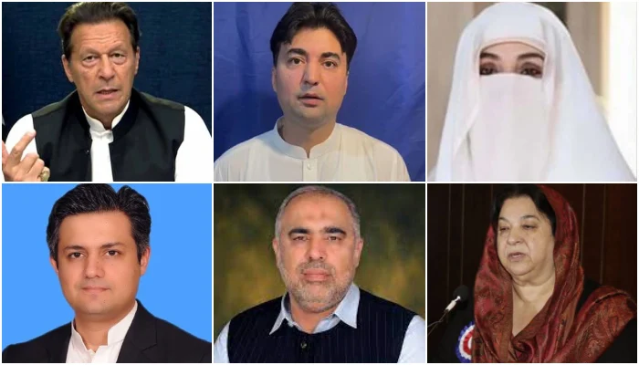 عمران خان، بشریٰ بی بی سمیت پی ٹی آئی کے600 سےزائد رہنماؤں کے نام نوفلائی لسٹ میں شامل