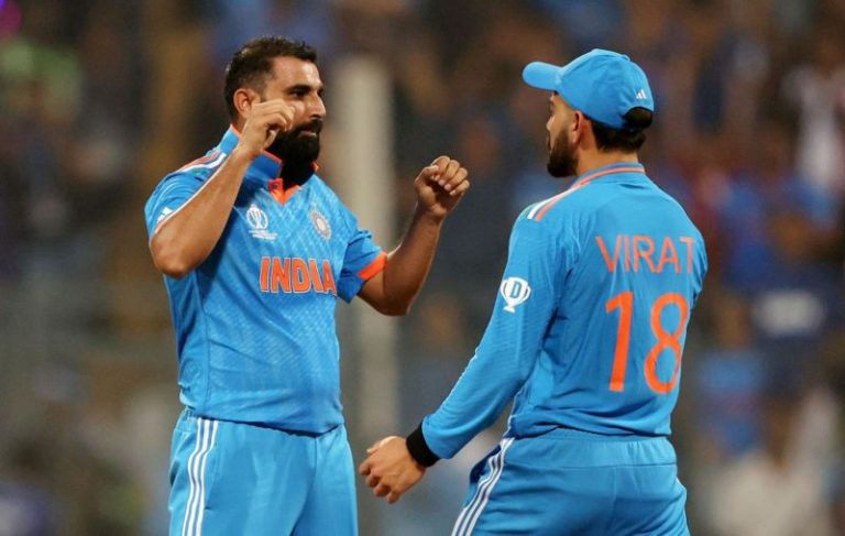 kohli and shami india