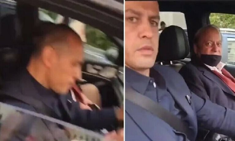 نواز شریف کے لندن میں سکیورٹی گارڈ پر خاتون پر تھوکنے کی فرد جرم عائد