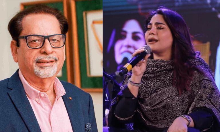 تذلیل کے الزامات، صنم ماروی نے صدر آرٹس کونسل کراچی احمد شاہ کو ہرجانے کا نوٹس بھیج دیا ahmad shah and sanam marvi