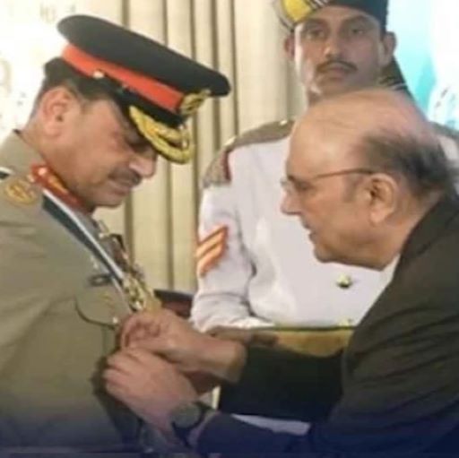 zardari and asim munir civil award