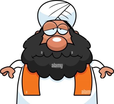 حضرت مولانا گڑگڑوی صاحب کے اوصافِ خمیدہ : شاہد مجید جعفری کی مزاح نوشت cartoon mulla
