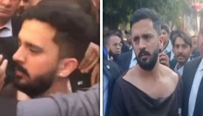 کراچی کی عدالت میں وکلاء کا یوٹیوبر رجب بٹ پر تشدد : دھکے دے کر باہر نکال دیا