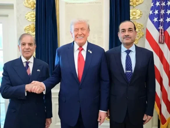 general asim with trump shahbaz 20 feb 25