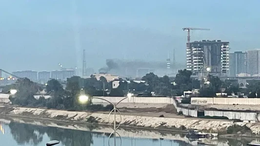 بغداد میں امریکی سفارتخانے پر میزائل حملے کی اطلاعات baghdad us embassy