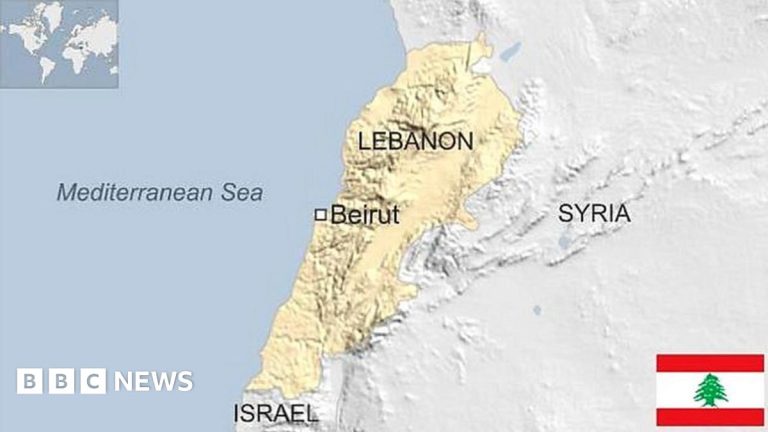 ٹرمپ نے اسرائیل اور لبنان کے درمیان جنگ بندی میں 3 ہفتوں کی توسیع کر دی lebanon map
